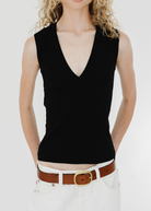 FLORE FLORE Dewi Tank in Black | Shop Tula