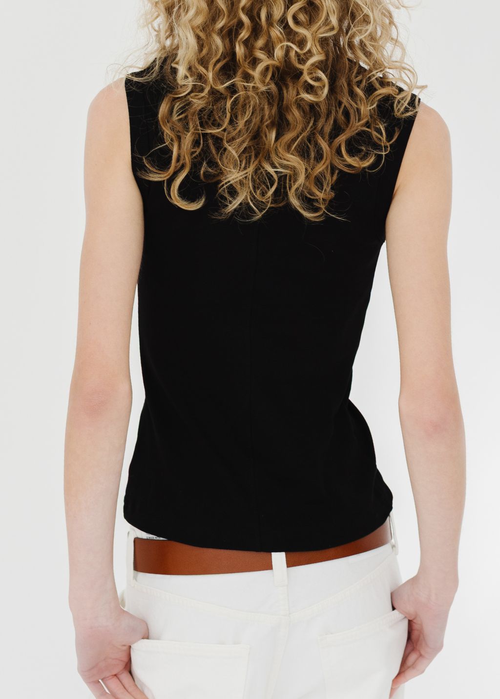 FLORE FLORE Dewi Tank in Black | Shop Tula