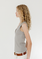 FLORE FLORE Dewi Tank in Mouse | Shop Tula