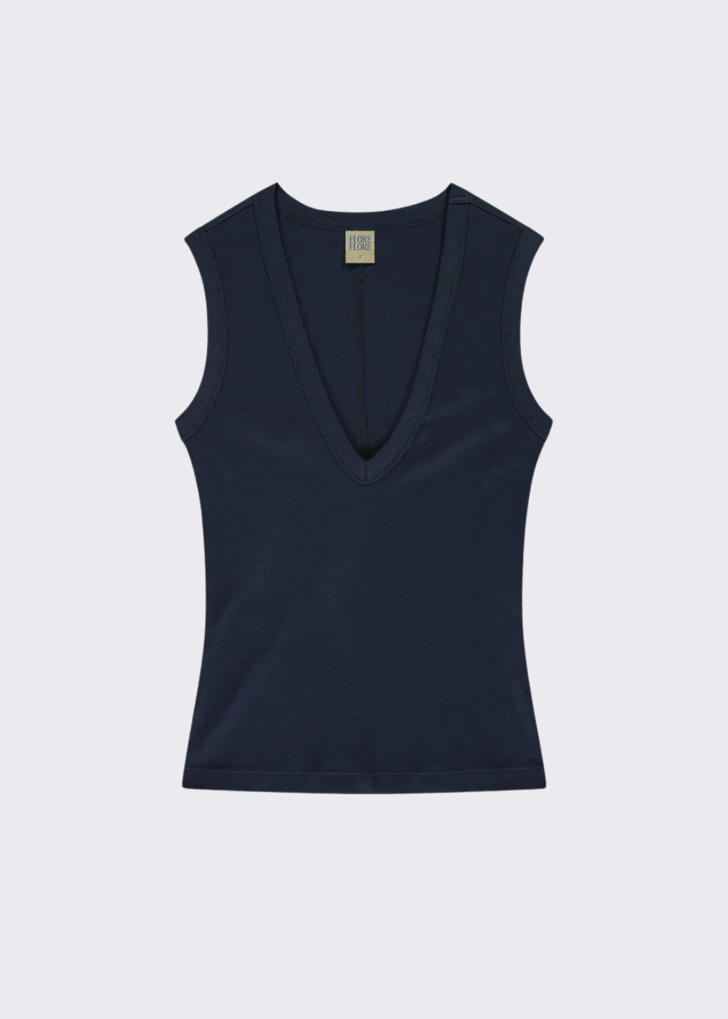FLORE FLORE Dewi Tank in Navy | Shop Tula