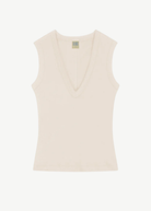 FLORE FLORE Dewi Tank in Off White | Shop Tula