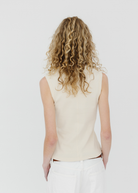 FLORE FLORE Dewi Tank in Off White | Shop Tula