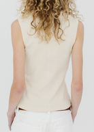 FLORE FLORE Dewi Tank in Off White | Shop Tula