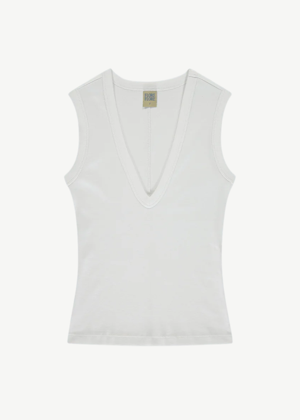 FLORE FLORE Dewi Tank in White | Shop Tula