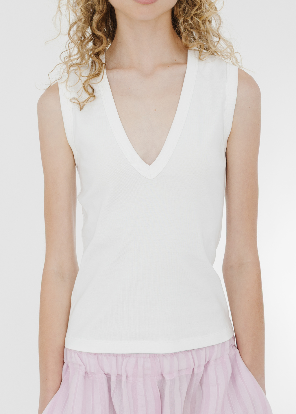 FLORE FLORE Dewi Tank in White | Shop Tula