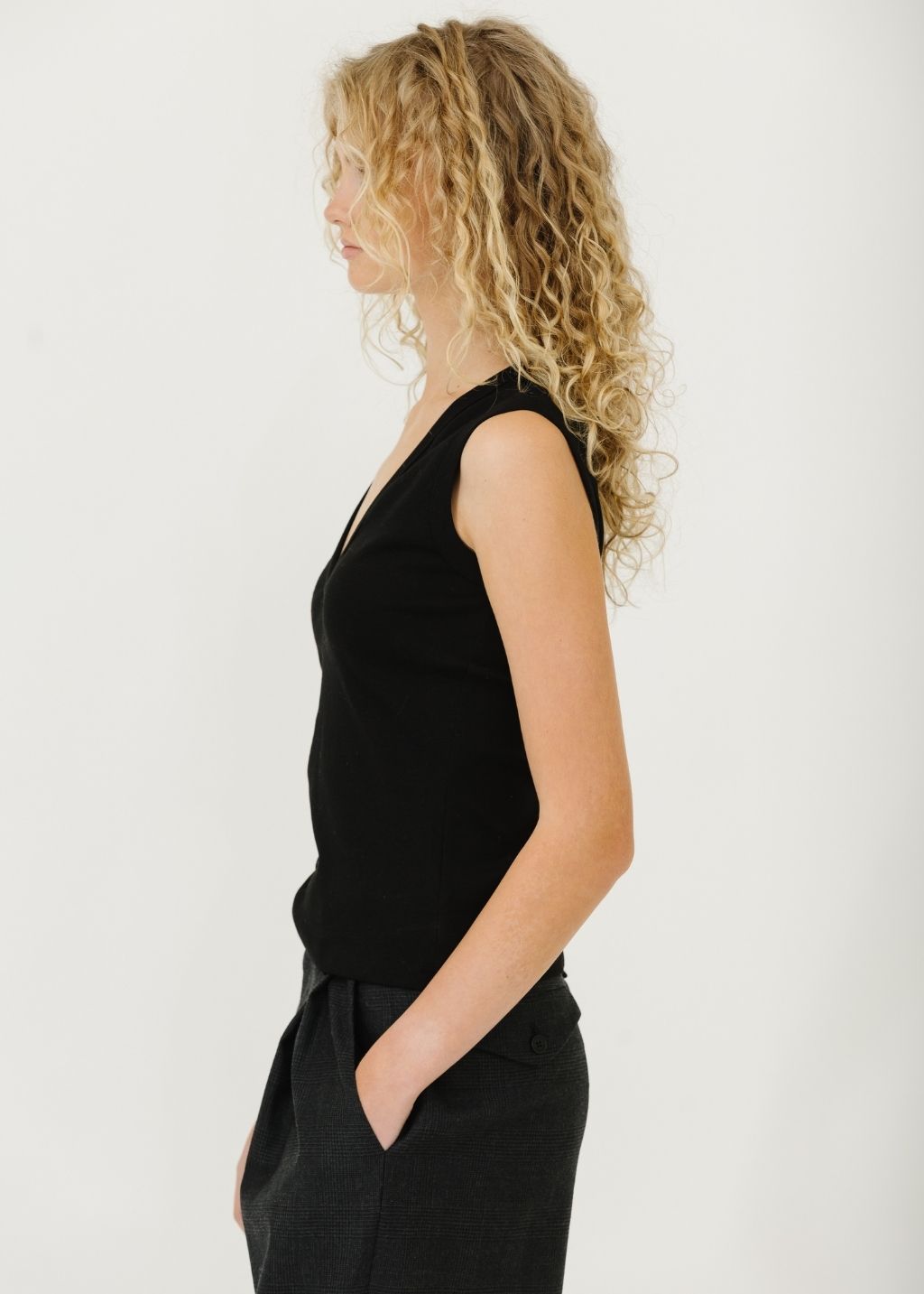 FLORE FLORE Dewi Top in Black | Shop Tula