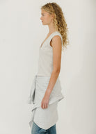 FLORE FLORE Dewi Top in Heather Grey | Shop Tula