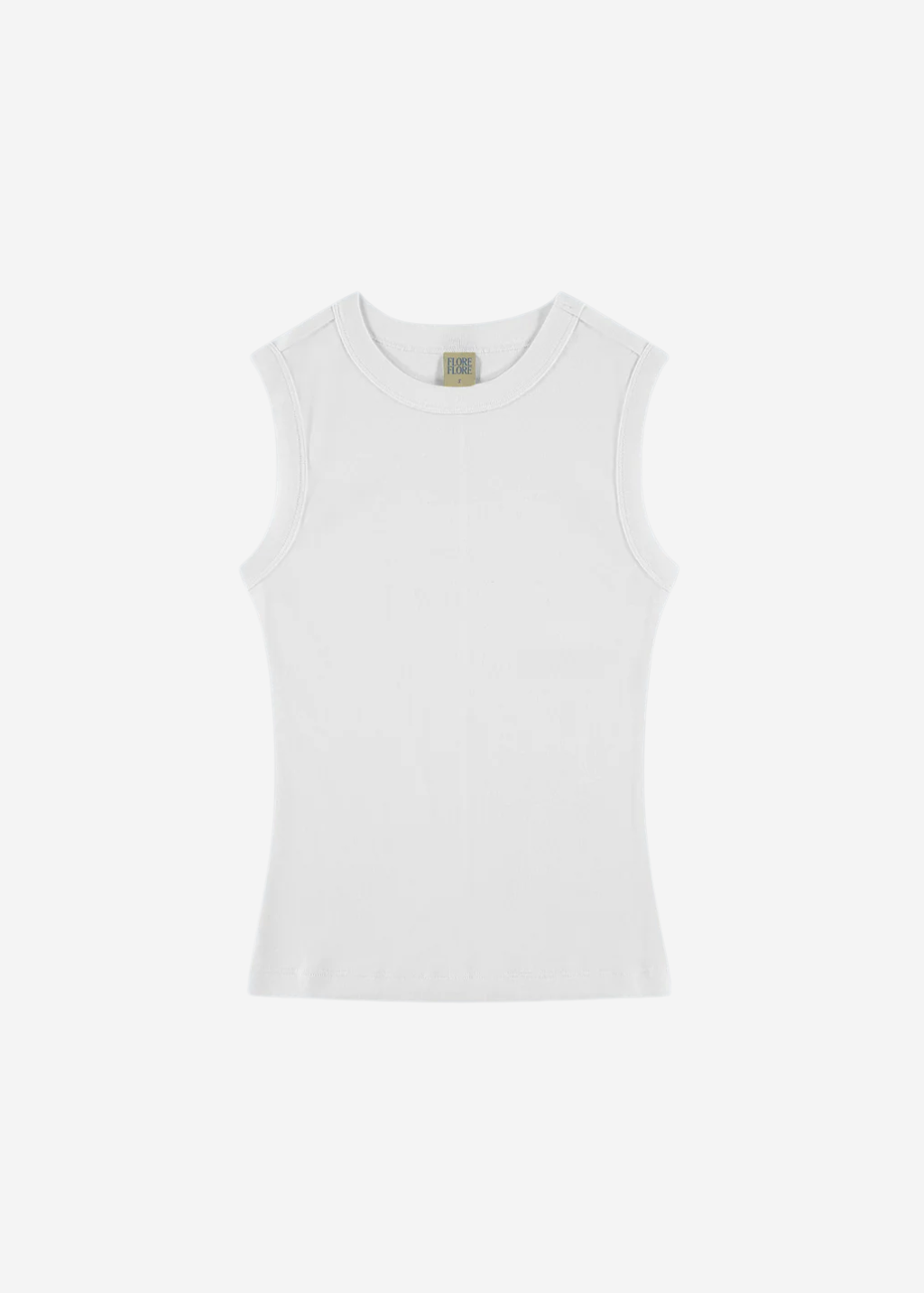 FLORE FLORE Esmé Tank in White | Shop Tula