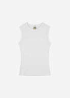 FLORE FLORE Esmé Tank in White | Shop Tula