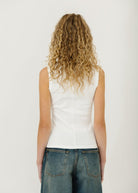 FLORE FLORE Esme Top in White | Shop Tula