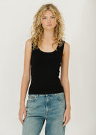 FLORE FLORE Hillie Tank in Black | Shop Tula