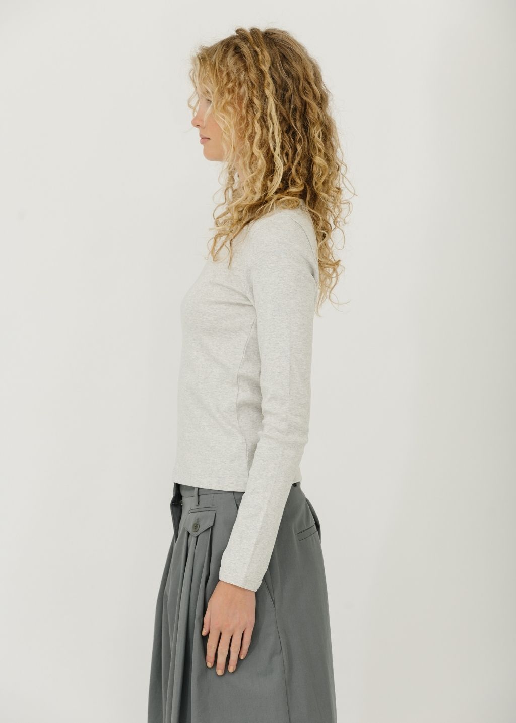FLORE FLORE Max Tee in Grey | Shop Tula