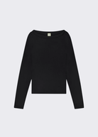 FLORE FLORE Steffi Longsleeve in Black | Shop Tula