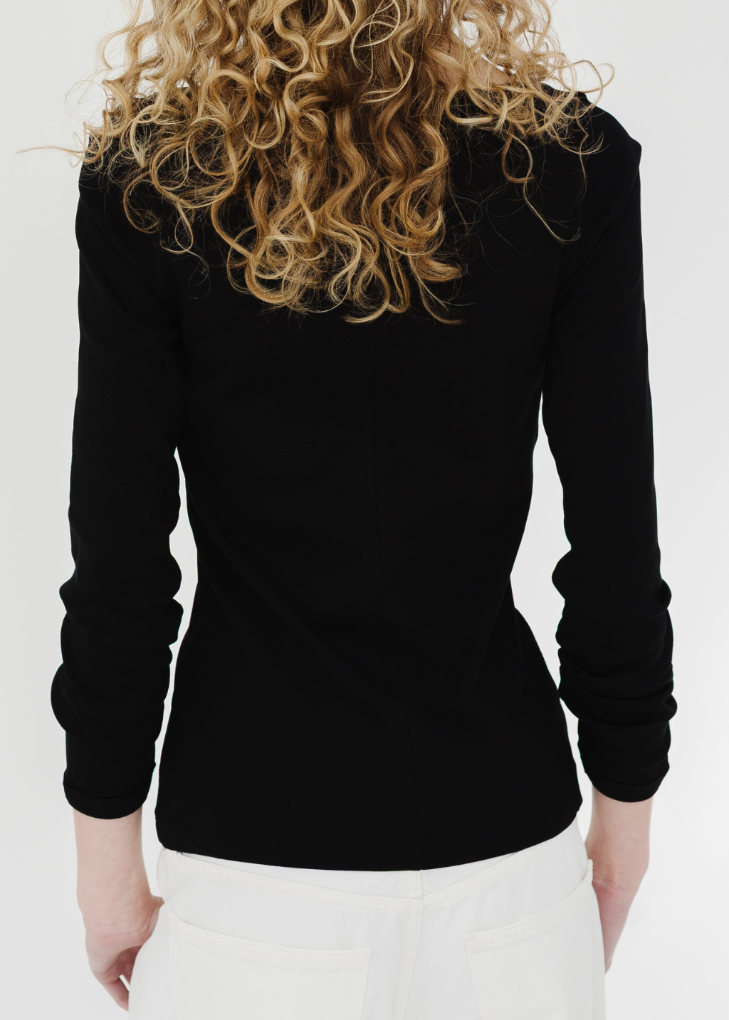 FLORE FLORE Steffi Longsleeve in Black | Shop Tula