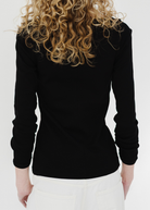 FLORE FLORE Steffi Longsleeve in Black | Shop Tula