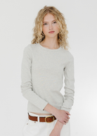 FLORE FLORE Steffi Longsleeve in Heather Grey | Shop Tula