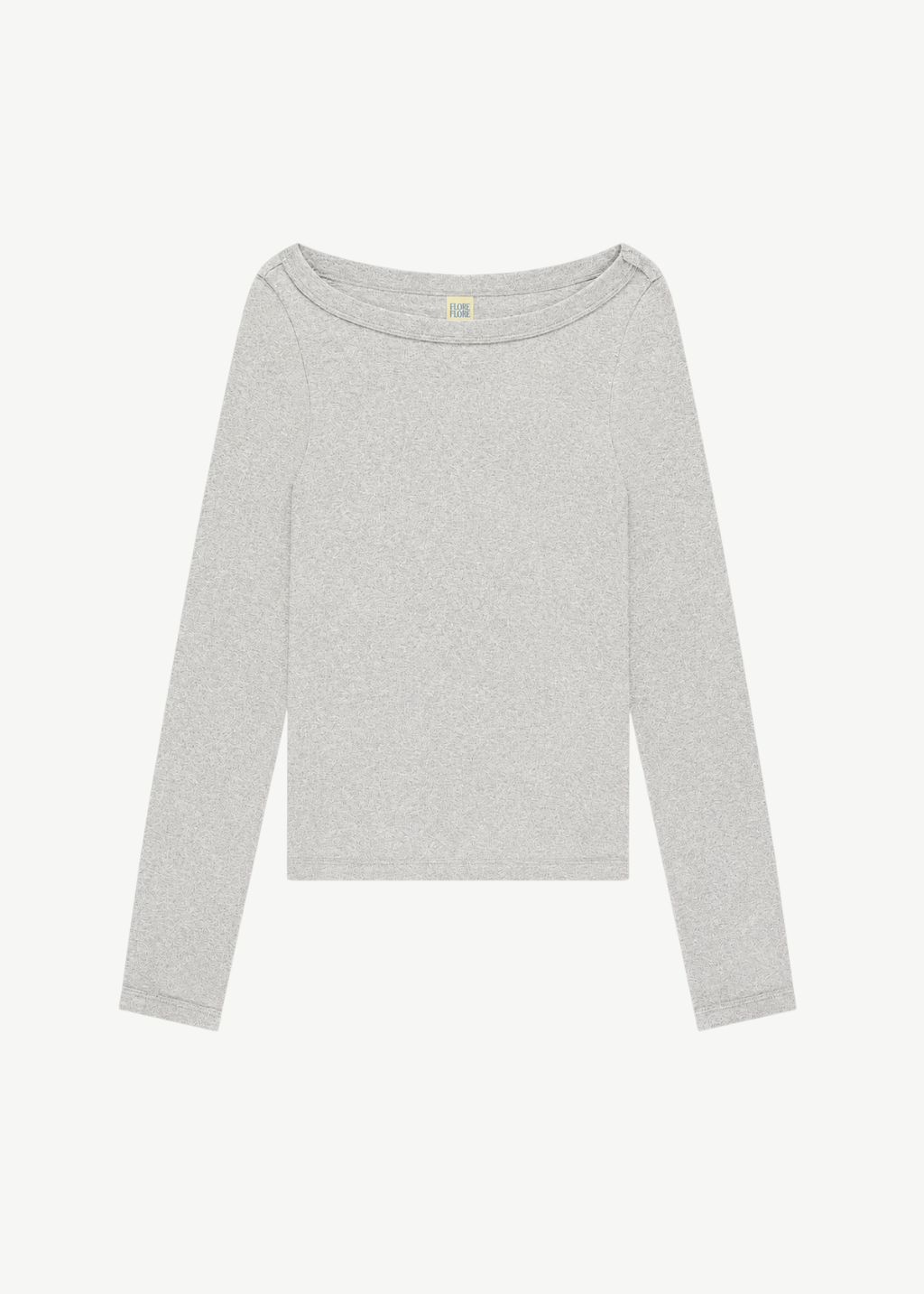 FLORE FLORE Steffi Longsleeve in Heather Grey | Shop Tula