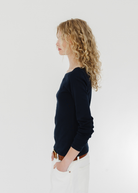 FLORE FLORE Steffi Longsleeve in Navy | Shop Tula
