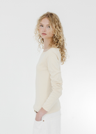 FLORE FLORE Steffi Longsleeve in Off White | Shop Tula