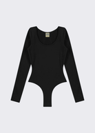 FLORE FLORE Yoli Bodysuit in Black | Shop Tula