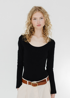 FLORE FLORE Yoli Bodysuit in Black | Shop Tula