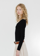 FLORE FLORE Yoli Bodysuit in Black | Shop Tula