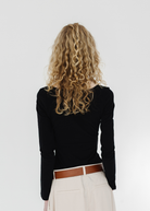 FLORE FLORE Yoli Bodysuit in Black | Shop Tula