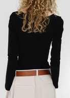 FLORE FLORE Yoli Bodysuit in Black | Shop Tula