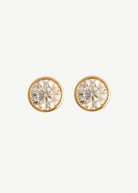 Felicidad Bezel Set Martini Lab-Grown Diamond Stud Earrings | Shop Tula