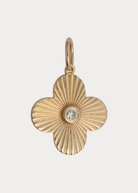 Felicidad Clover Rays Diamond Pendant | Shop Tula
