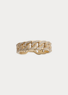 Felicidad Curb Chain Link Diamond Ring | Shop Tula