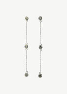 Felicidad Diamond Station Earrings in White Gold | Shop Tula