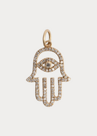 Felicidad Hamsa Diamond Mini Pendant | Shop Tula
