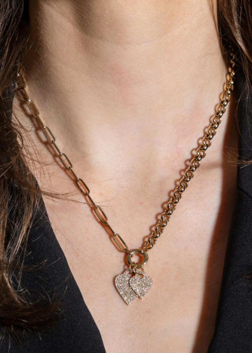 Felicidad Heart Pavé Diamond Pendant | Shop Tula