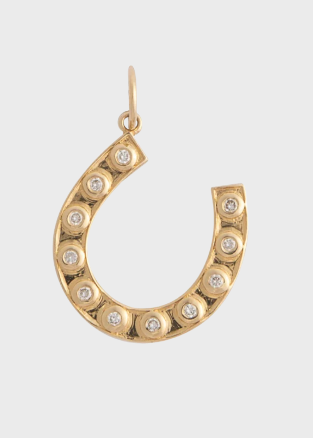 Felicidad Horseshoe Diamond Studded Pendant | Shop Tula