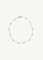 Felicidad Mini Diamond Station Bracelet in White Gold | Shop Tula