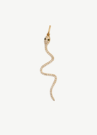 Felicidad Serpent Diamond Pendant w/ Black Diamond Eyes | Shop Tula