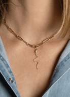 Felicidad Serpent Diamond Pendant w/ Black Diamond Eyes | Shop Tula