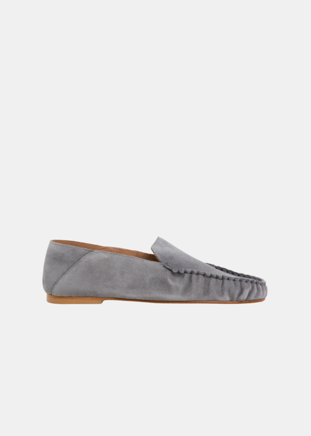 Flattered Bon Bon Suede in Stone/Pearl Grey | Shop Tula