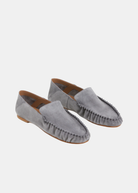 Flattered Bon Bon Suede in Stone/Pearl Grey | Shop Tula