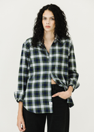 Frank & Eileen 'Eileen' Button-Up in Blue/Green/White Plaid | Shop Tula