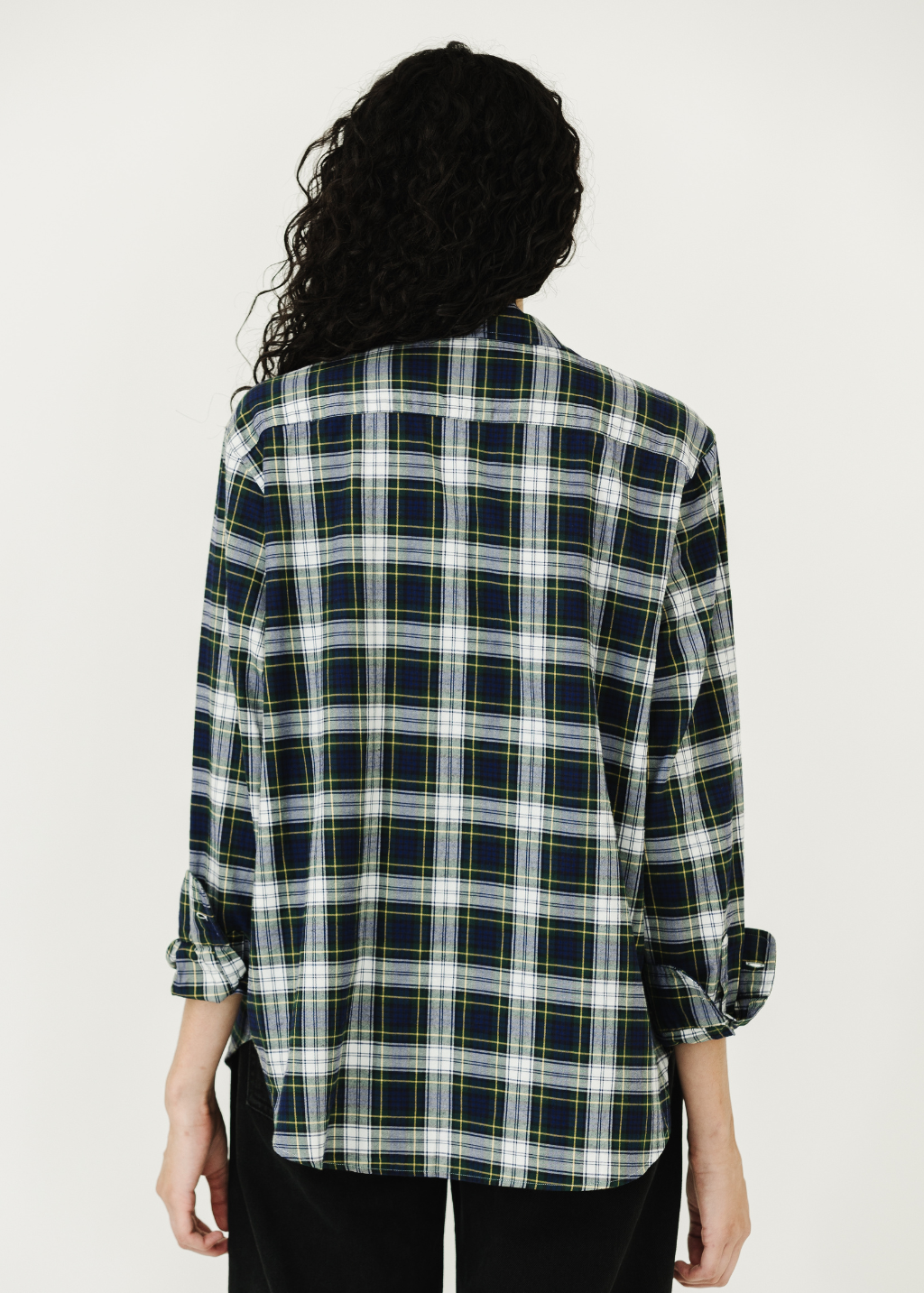 Frank & Eileen 'Eileen' Button-Up in Blue/Green/White Plaid | Shop Tula