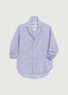 Frank & Eileen 'Eileen' Button-Up in Blue Navy Multi Stripe | Shop Tula
