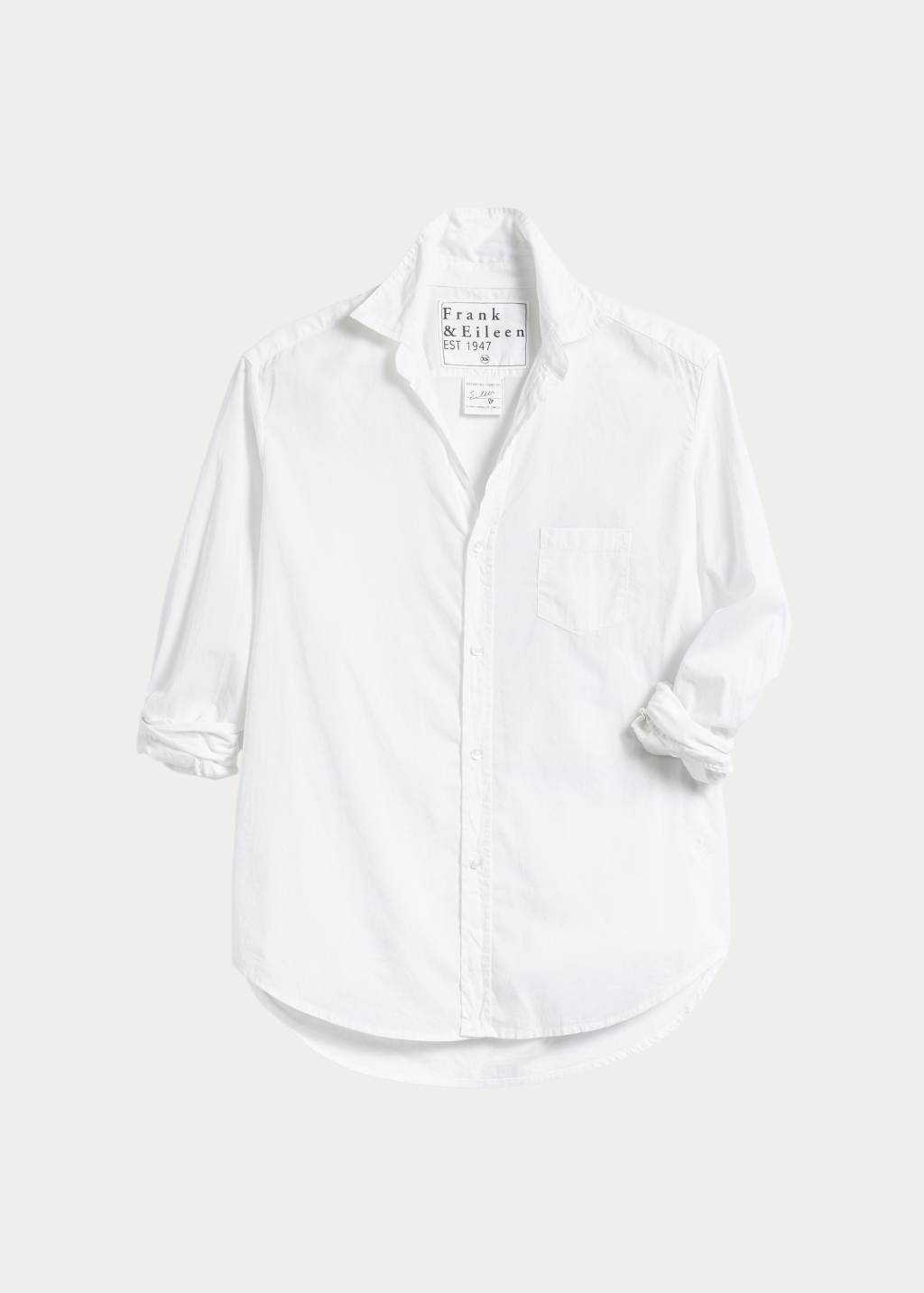 Frank & Eileen 'Eileen' Button-Up in Featherweight White | Shop Tula