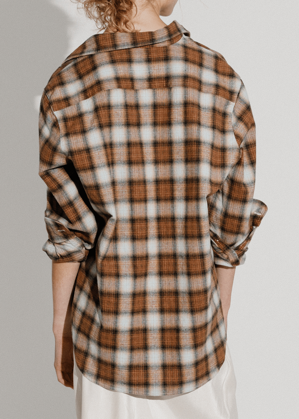 Frank & Eileen 'Eileen' Button-Up in Multi Brown Plaid | Shop Tula