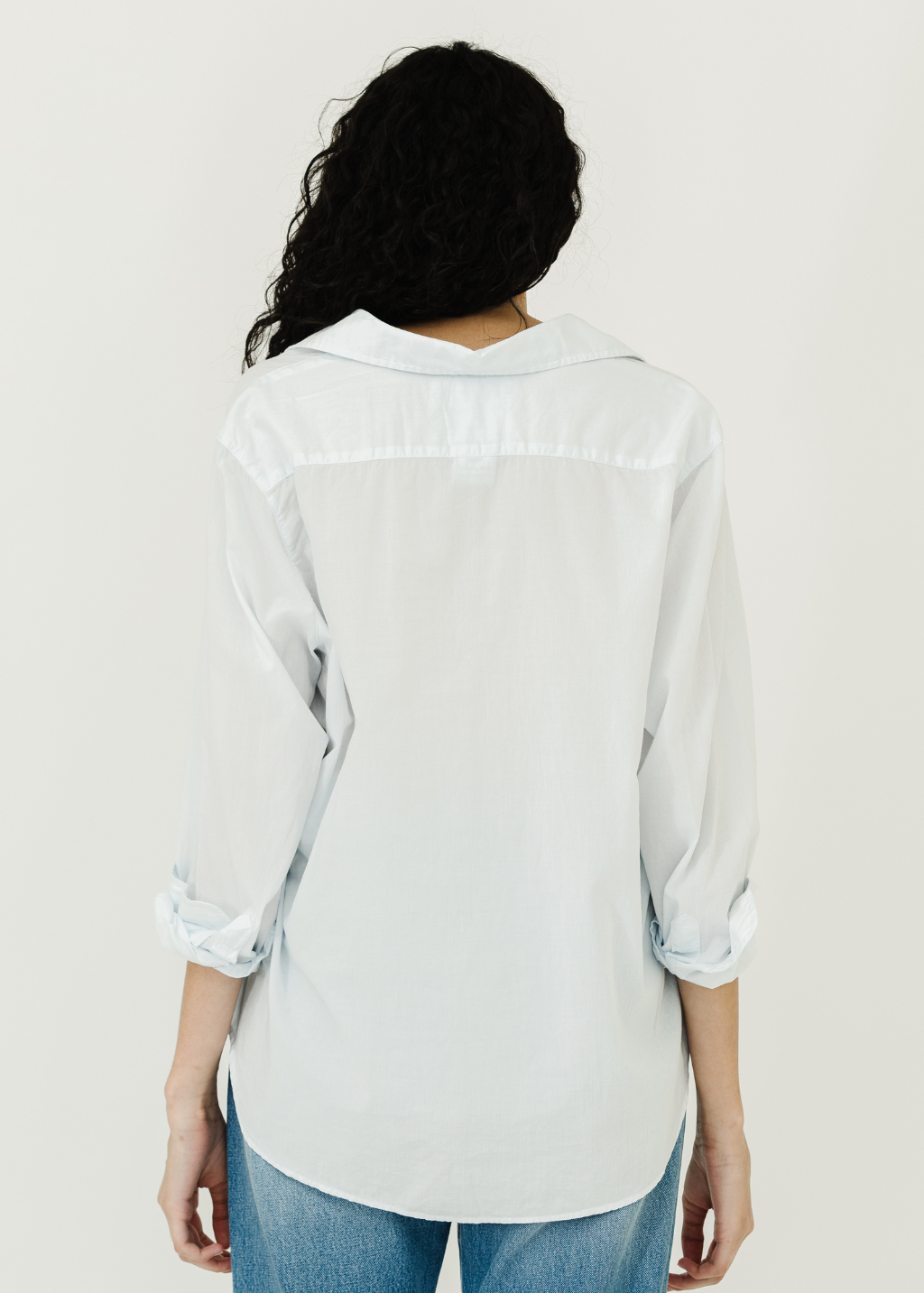 Frank & Eileen 'Eileen' Button-Up in Shirting Blue | Shop Tula