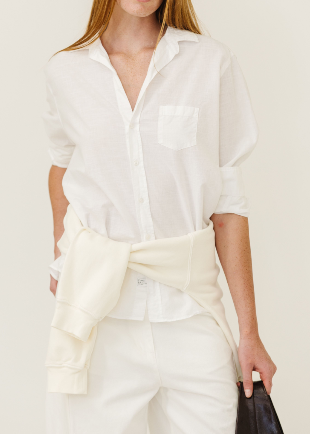 Frank & Eileen 'Eileen' Button-Up in White | Shop Tula