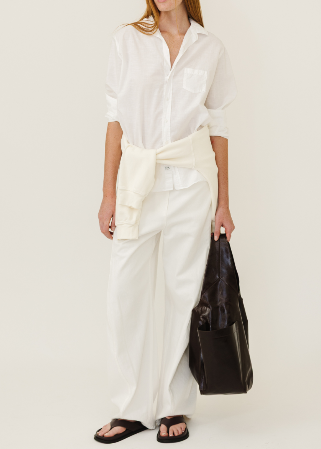 Frank & Eileen 'Eileen' Button-Up in White | Shop Tula