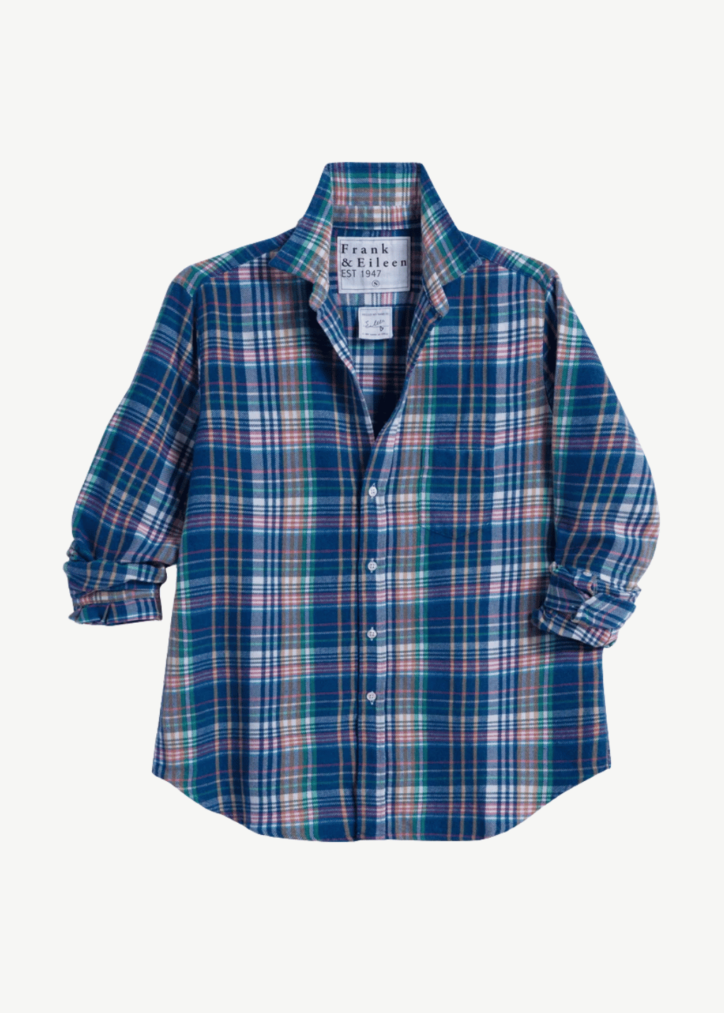 Frank & Eileen 'Eileen' Relaxed Button-Up in BWG Plaid | Shop Tula