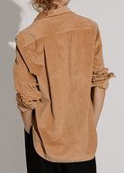 Frank & Eileen 'Eileen' Relaxed Button-Up in Camel Corduroy | Shop Tula